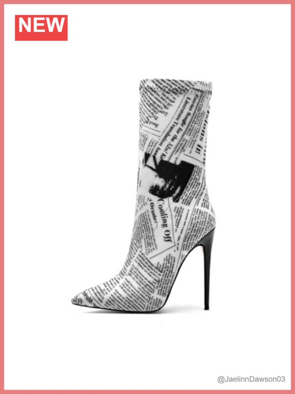 Women's Ankle Boots Faux Leather Stiletto Pointed Toe Slip-On Heeled Booties